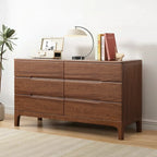 Contemporary Wooden Dresser with 5-Drawers