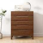 Contemporary Wooden Dresser with 5-Drawers