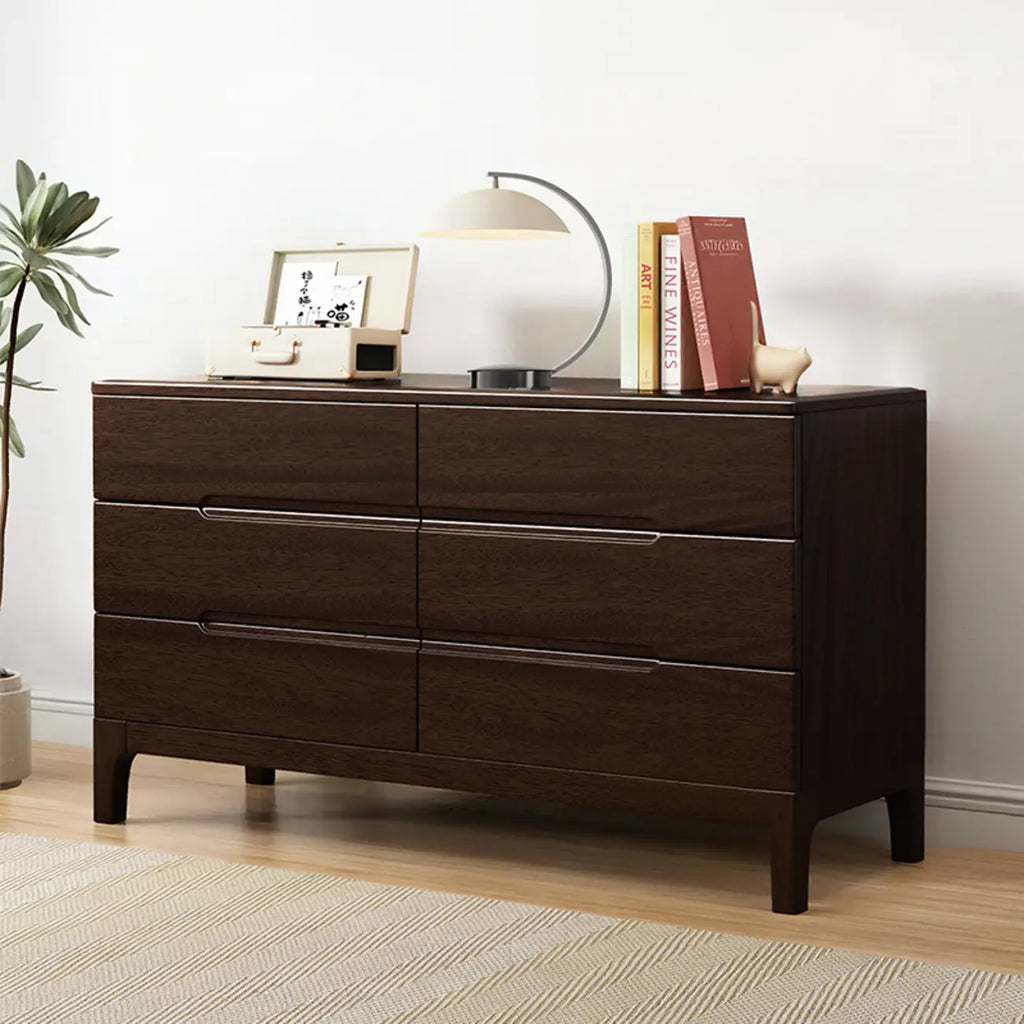 Contemporary Wooden Dresser with 5-Drawers