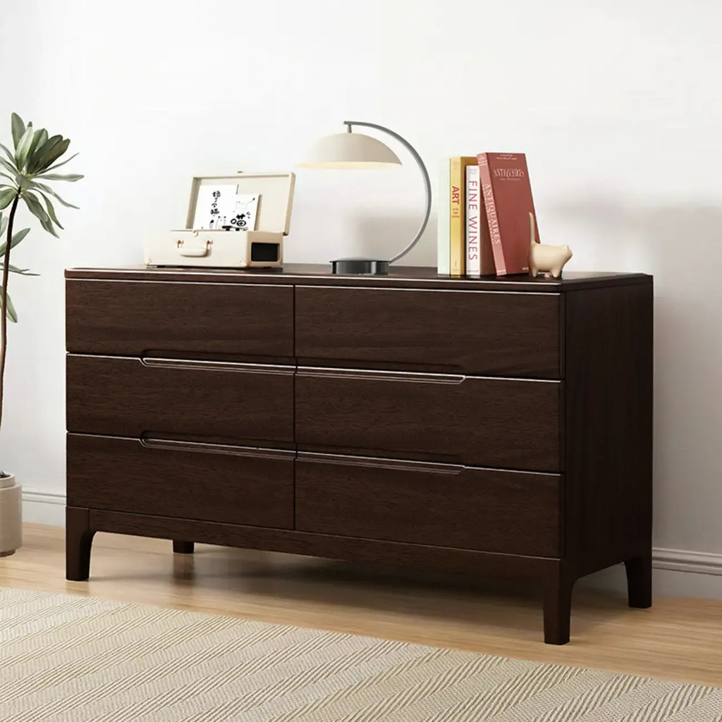 Contemporary Wooden Dresser with 5-Drawers