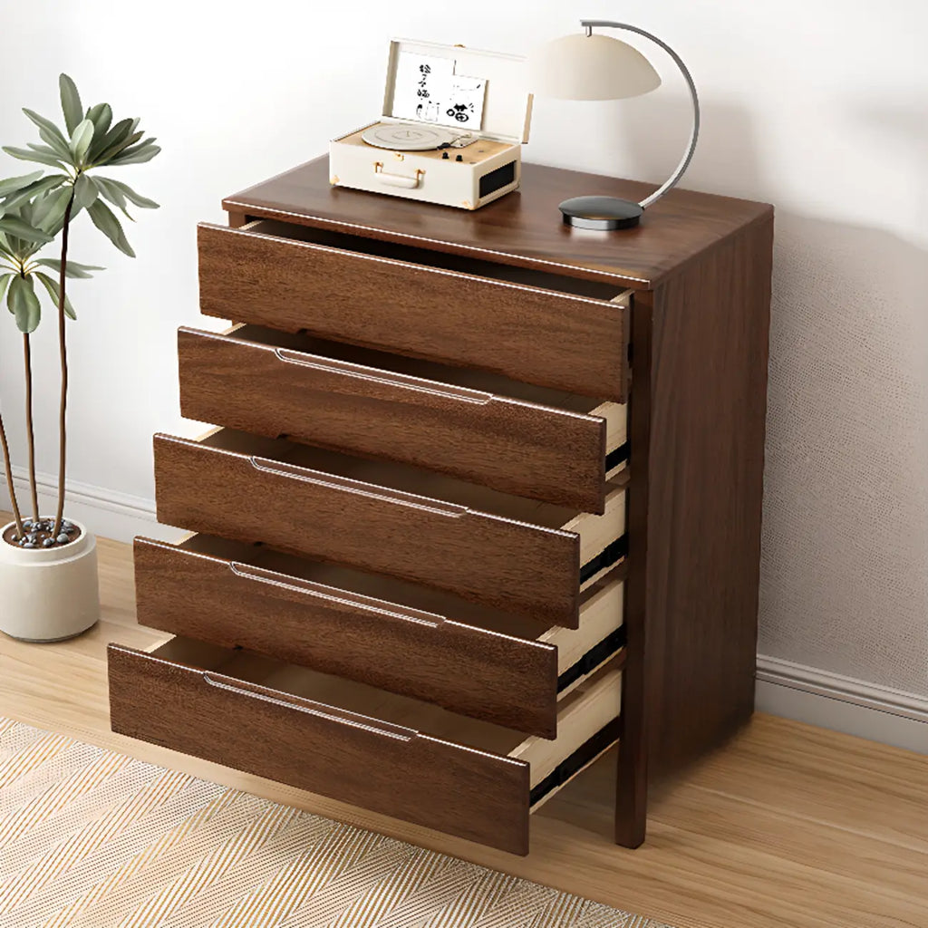 Contemporary Wooden Dresser with 5-Drawers