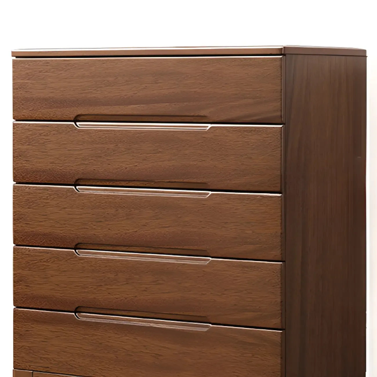 Contemporary Wooden Dresser with 5-Drawers