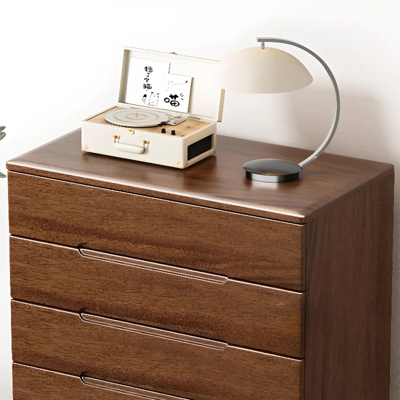 Contemporary Wooden Dresser with 5-Drawers