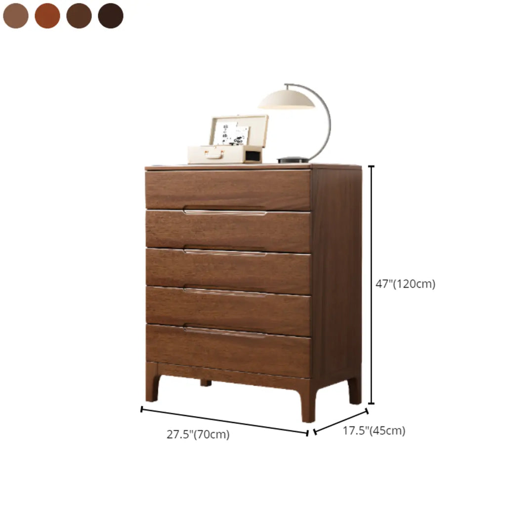 Contemporary Wooden Dresser with 5-Drawers