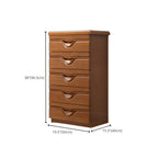 Classic Rubberwood Double Dresser with 9-Drawers