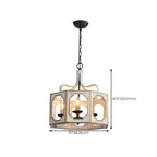 Vintage White Metal Pendant Light with Adjustable Height