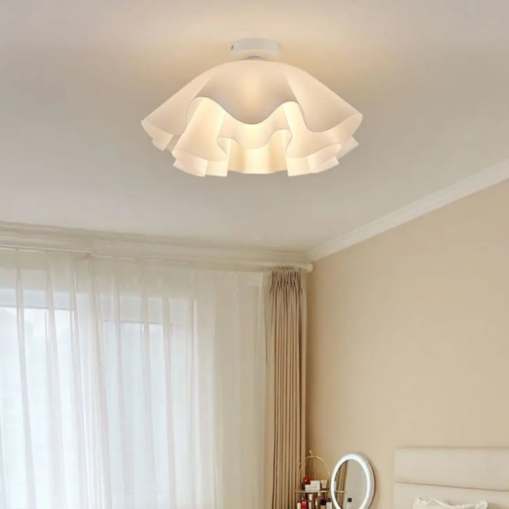 Elegant Acrylic Semi Flush Ceiling Light Fixture for Living Room