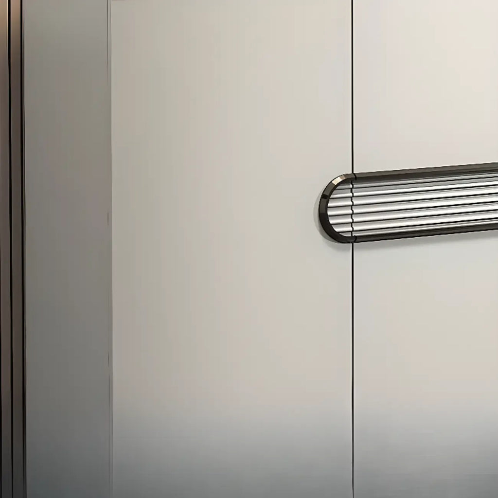 Dark Gray Wood Hallway Shoe Storage Cabinet