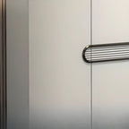 Dark Gray Wood Hallway Shoe Storage Cabinet