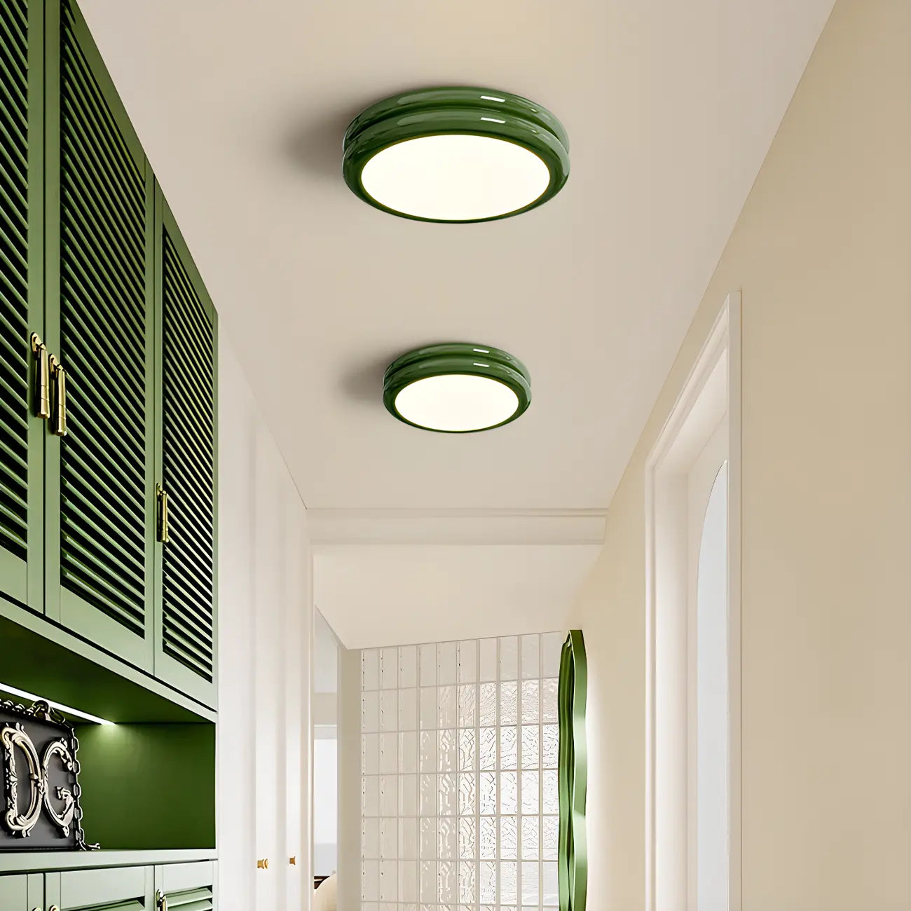 Dimmable Circular Flush LED Ceiling Light for Living Room