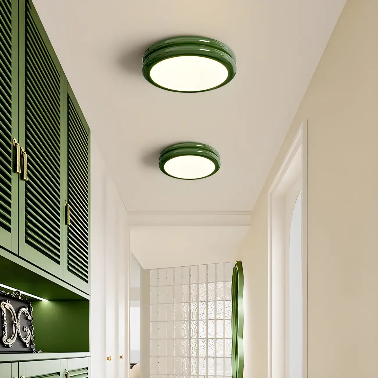 Dimmable Circular Flush LED Ceiling Light for Living Room