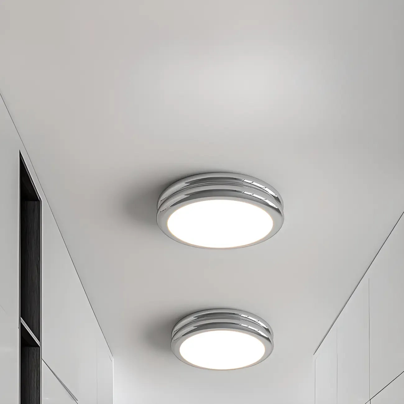 Dimmable Circular Flush LED Ceiling Light for Living Room