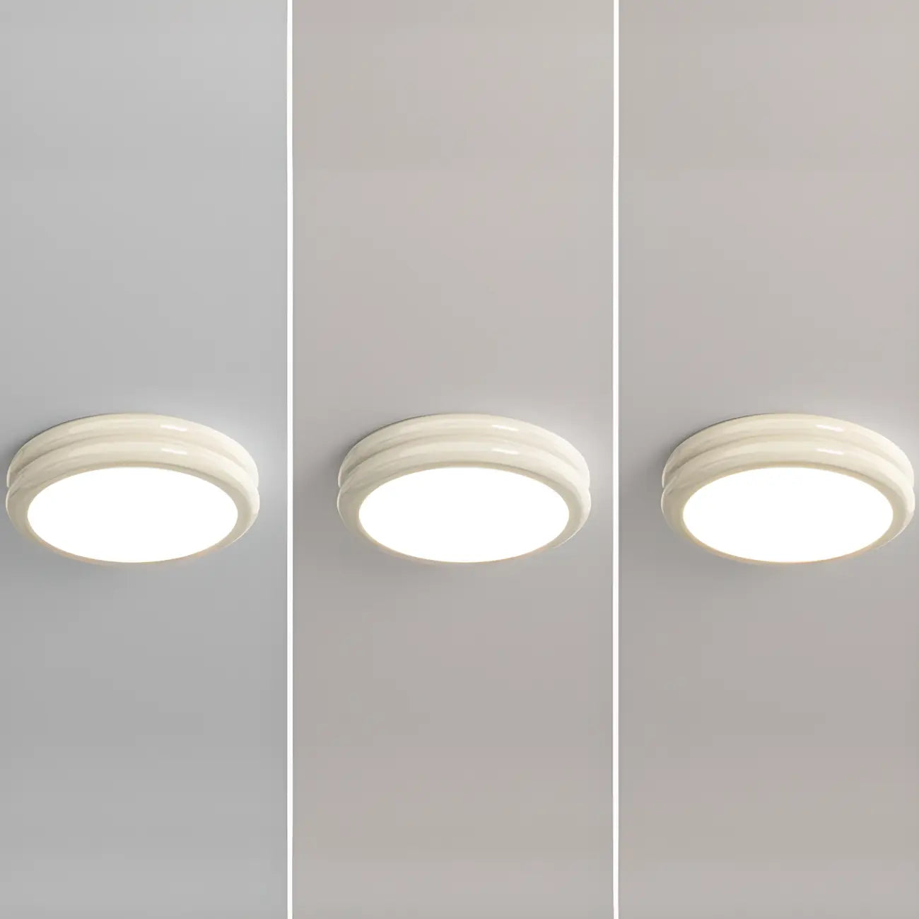 Dimmable Circular Flush LED Ceiling Light for Living Room
