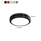 Dimmable Circular Flush LED Ceiling Light for Living Room