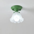 Elegant Flower Shape Ceiling Light for Entrance Illumination