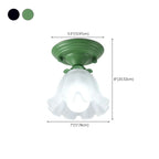 Elegant Flower Shape Ceiling Light for Entrance Illumination