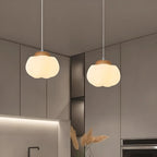 Glam Pumpkin Shape Pendant Light with Adjustable Hanging