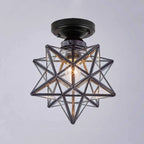 Creative Iron LED Semi Flush Lamp Fixture for Indoor Lighting