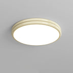 Double-Layer Round Flush Mount Ceiling Light for Living Room