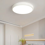 Double-Layer Round Flush Mount Ceiling Light for Living Room