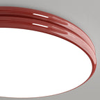 Double-Layer Round Flush Mount Ceiling Light for Living Room
