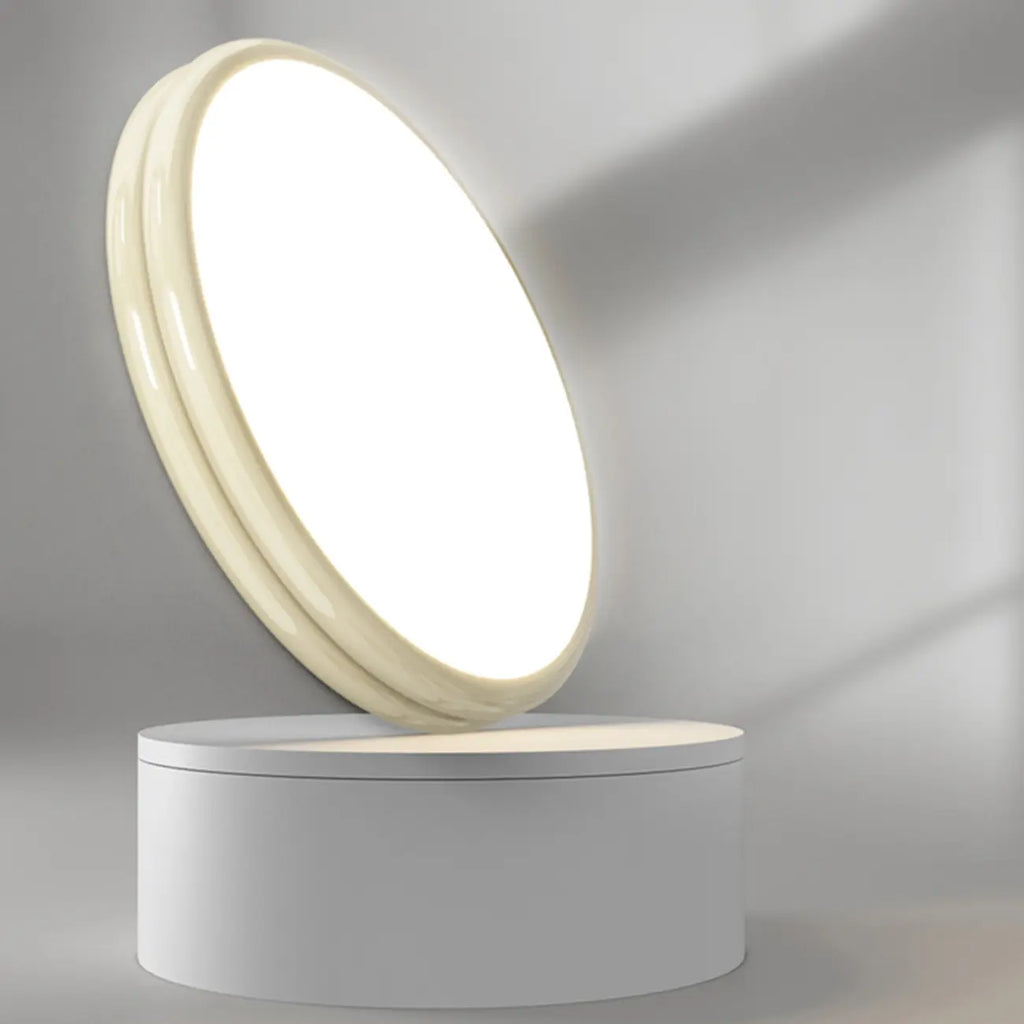 Double-Layer Round Flush Mount Ceiling Light for Living Room