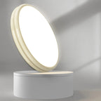 Double-Layer Round Flush Mount Ceiling Light for Living Room