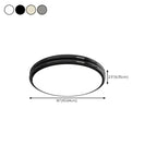 Double-Layer Round Flush Mount Ceiling Light for Living Room