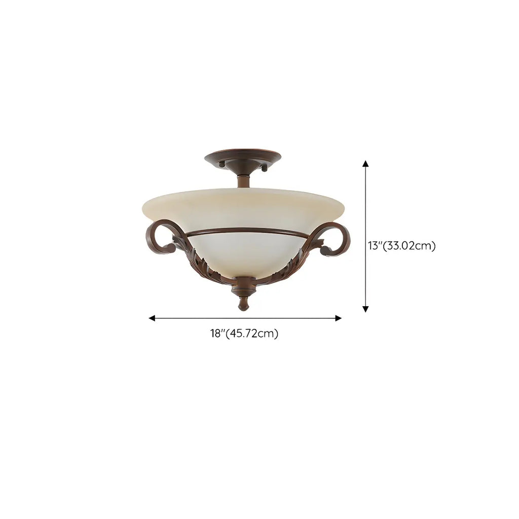 Contemporary 3-Light Ceiling Lamp for Living Room Decor