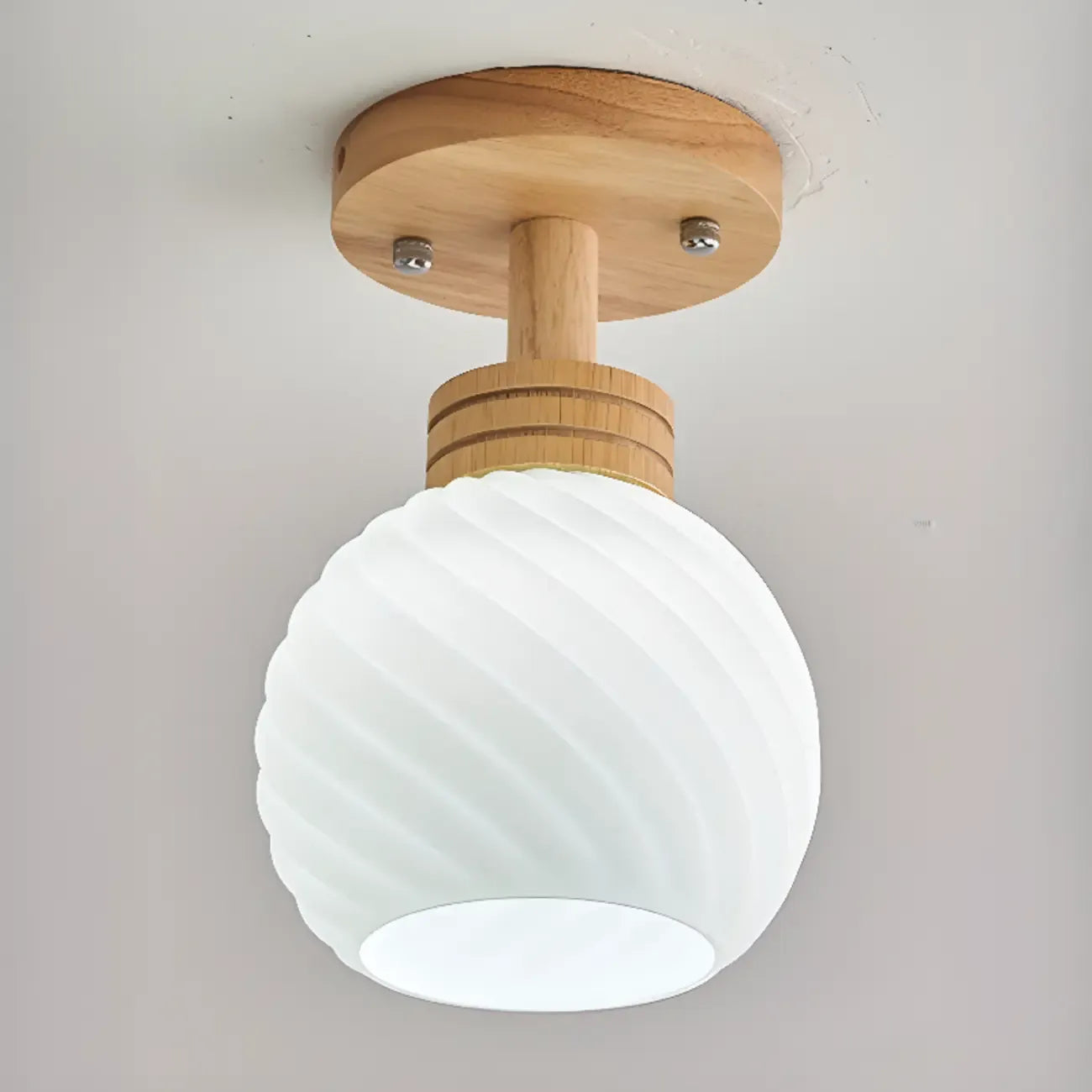 Elegant Single Head LED Ceiling Light for Residential Use