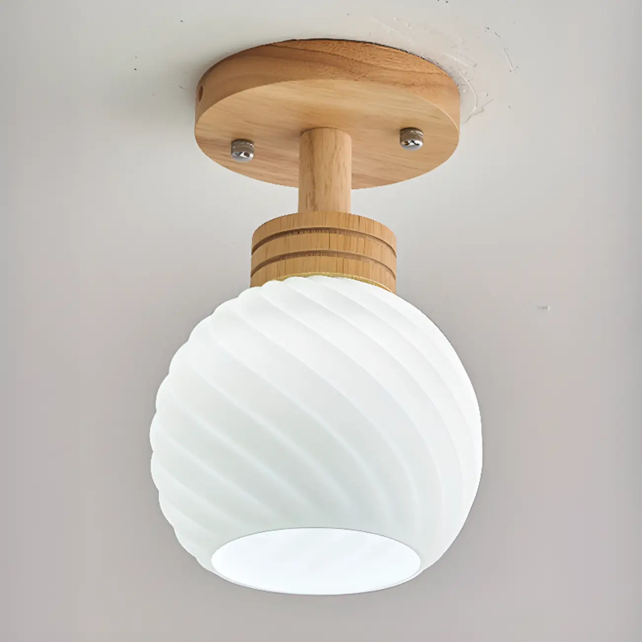Elegant Single Head LED Ceiling Light for Residential Use