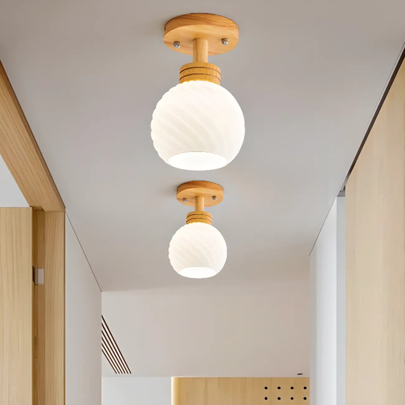 Elegant Single Head LED Ceiling Light for Residential Use