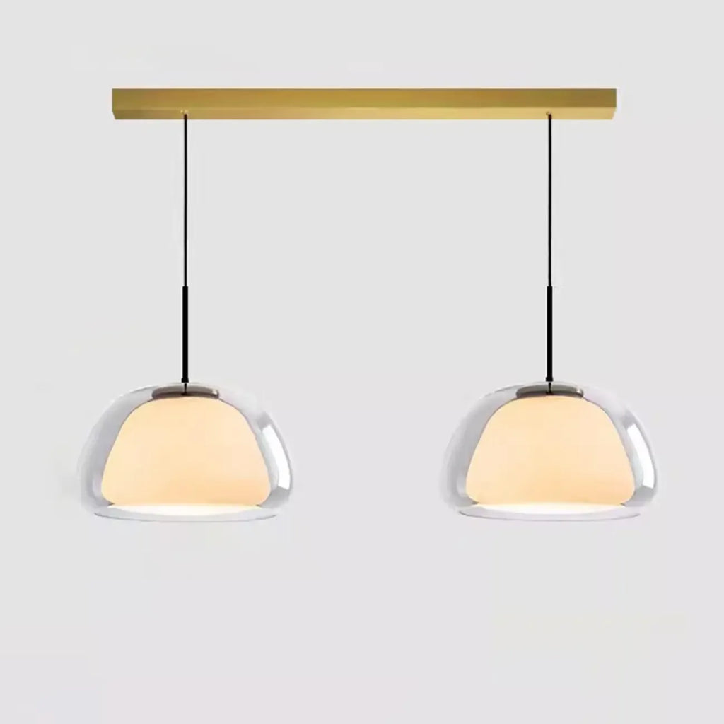 Elegant Designer LED Milk Glass Jelly Pendant Light