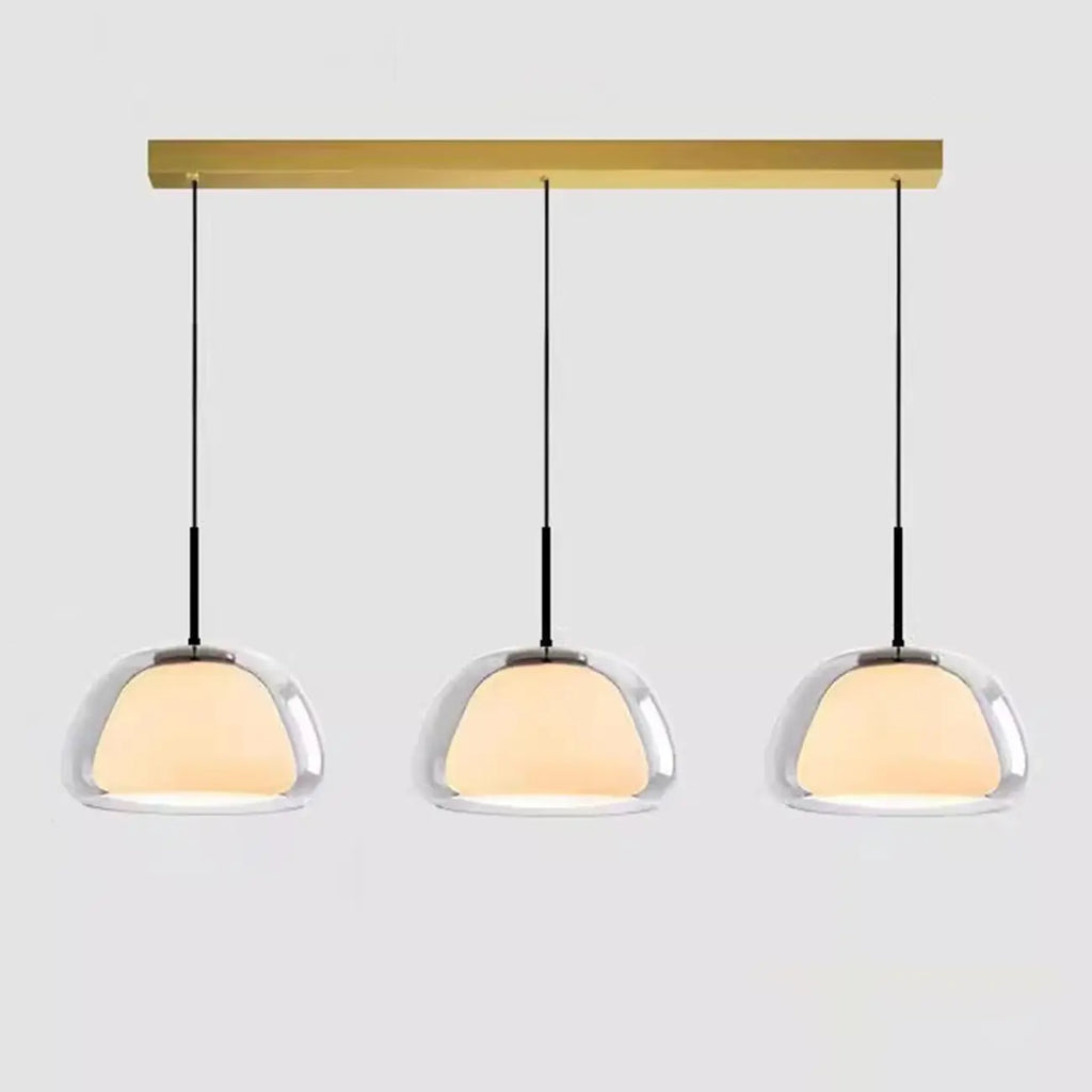 Elegant Designer LED Milk Glass Jelly Pendant Light