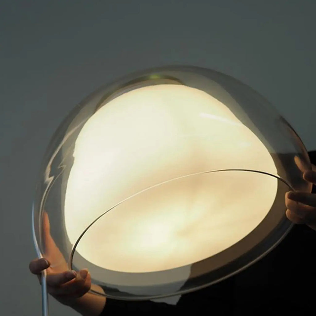 Elegant Designer LED Milk Glass Jelly Pendant Light