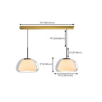 Elegant Designer LED Milk Glass Jelly Pendant Light