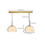 Elegant Designer LED Milk Glass Jelly Pendant Light