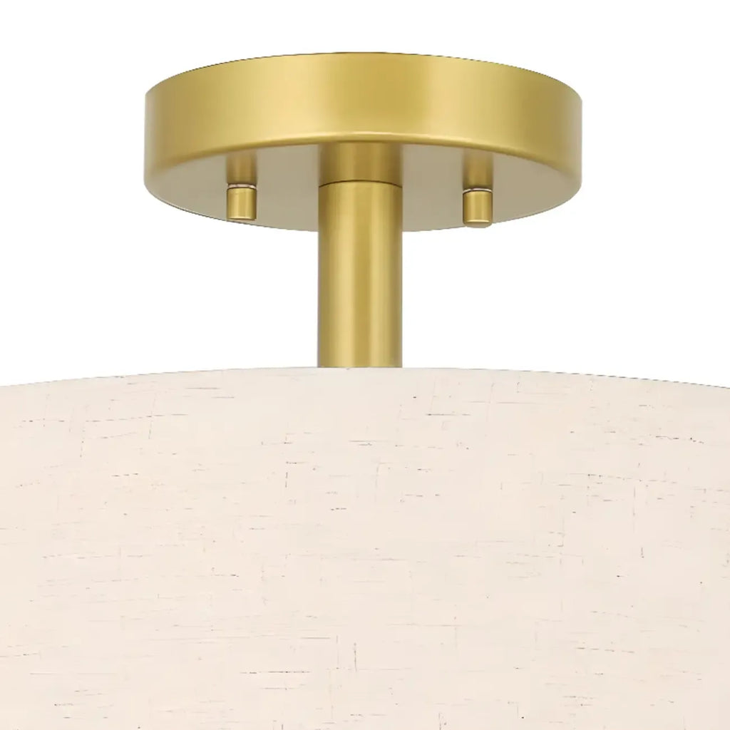 2-Tier Cylinder Fabric Ceiling Light for Modern Living Room