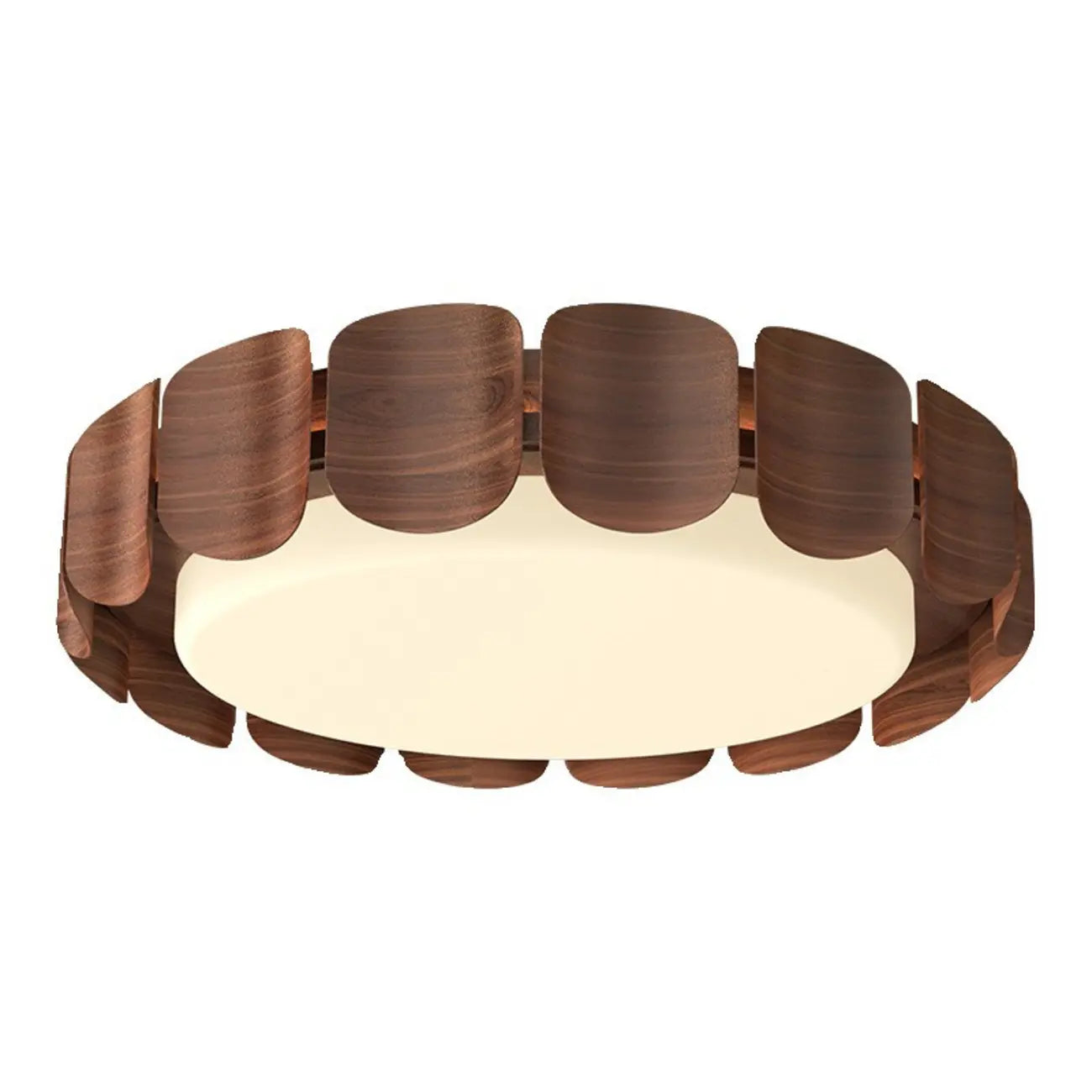 Circle Dimmable 2-Light Flush Mount Ceiling Light Fixture