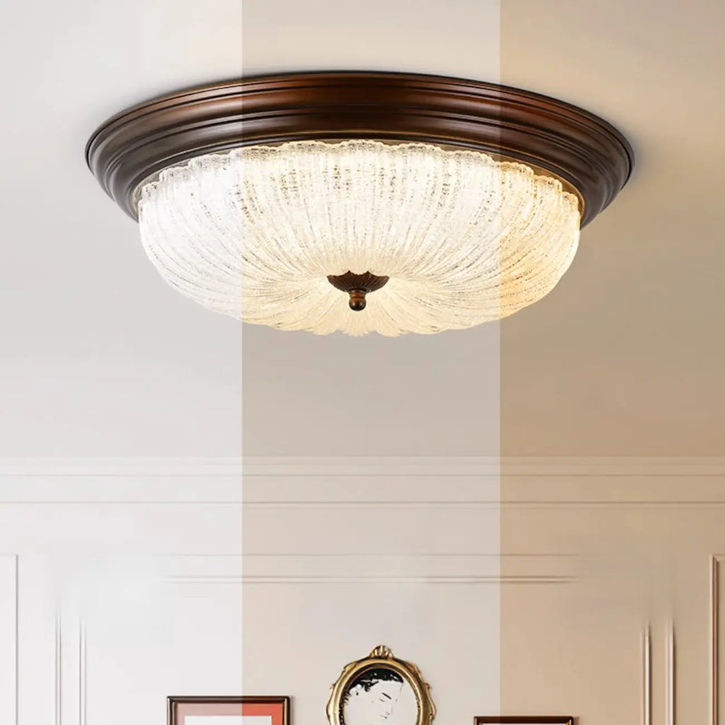 Dimmable Barn LED Flush Ceiling Light for Bedroom Use