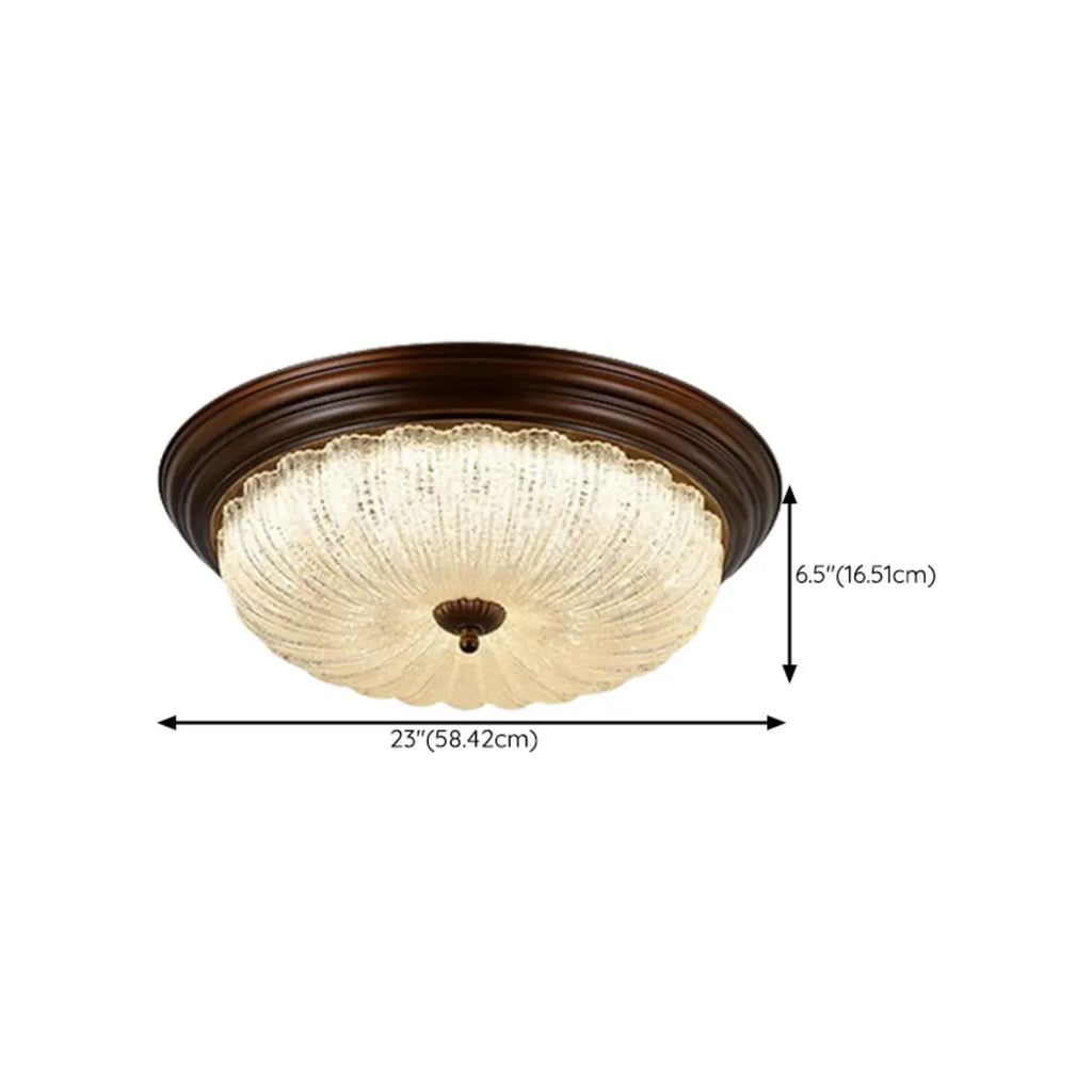 Dimmable Barn LED Flush Ceiling Light for Bedroom Use