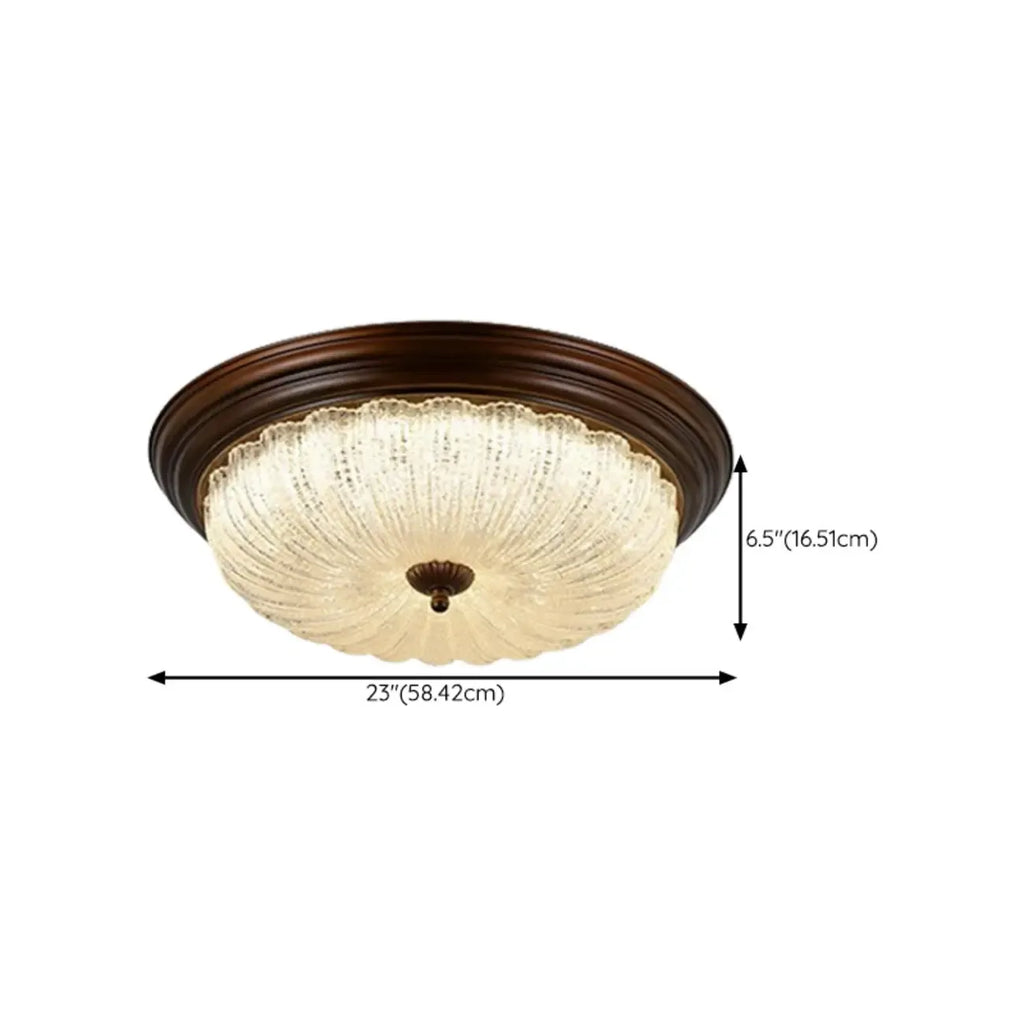 Dimmable Barn LED Flush Ceiling Light for Bedroom Use