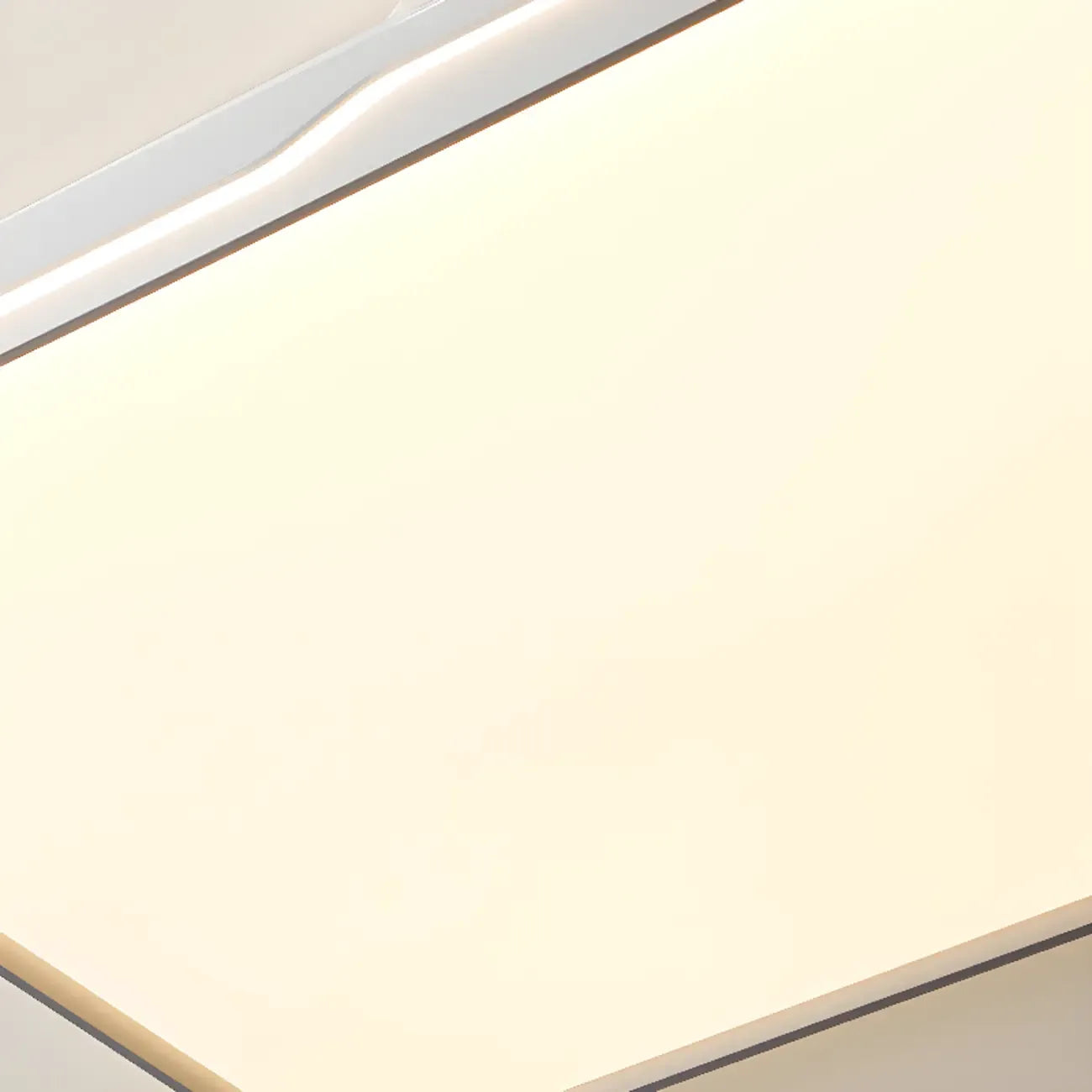 Dimmable LED Flush Ceiling Light for Living Room With Shade