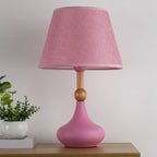 Modern Grey Geometric Table Lamp for Living Room