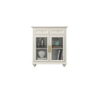Contemporary Wooden Sideboard with 3 Drawers in White