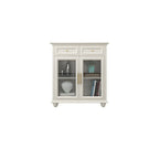 Contemporary Wooden Sideboard with 3 Drawers in White