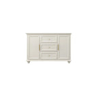 Contemporary Wooden Sideboard with 3 Drawers in White