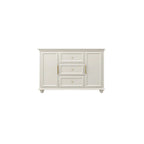 Contemporary Wooden Sideboard with 3 Drawers in White