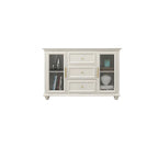 Contemporary Wooden Sideboard with 3 Drawers in White