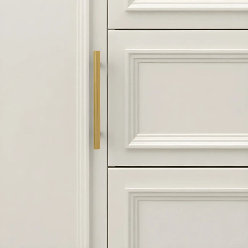 Contemporary Wooden Sideboard with 3 Drawers in White